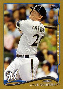 2014 Topps Update - Gold #US-123 Lyle Overbay Front