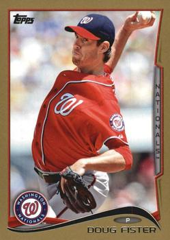 2014 Topps Update - Gold #US-137 Doug Fister Front
