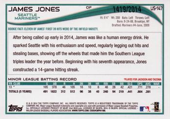 2014 Topps Update - Gold #US-147 James Jones Back