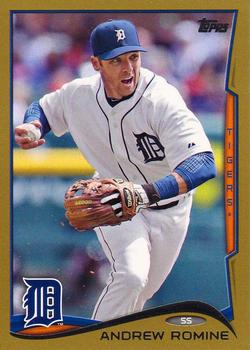 2014 Topps Update - Gold #US-166 Andrew Romine Front