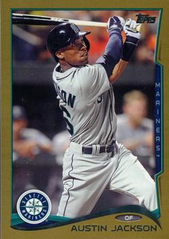 2014 Topps Update - Gold #US-168 Austin Jackson Front