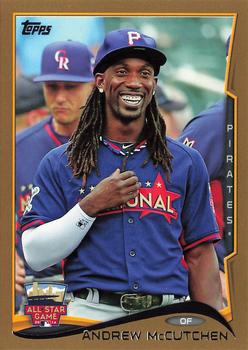 2014 Topps Update - Gold #US-216 Andrew McCutchen Front