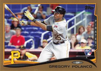2014 Topps Update - Gold #US-221 Gregory Polanco Front