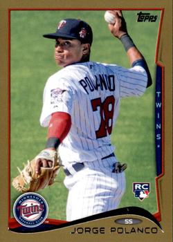 2014 Topps Update - Gold #US-237 Jorge Polanco Front