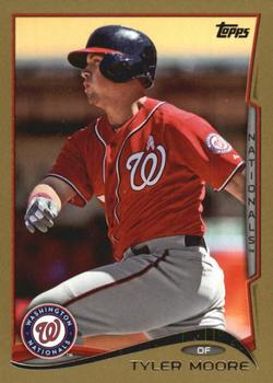 2014 Topps Update - Gold #US-296 Tyler Moore Front