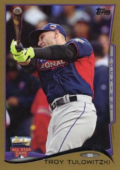 2014 Topps Update - Gold #US-310 Troy Tulowitzki Front