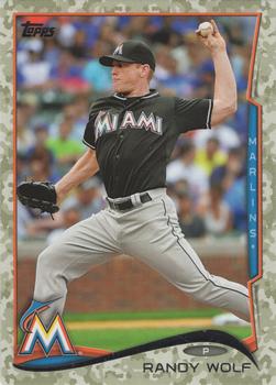 2014 Topps Update - Camo #US-120 Randy Wolf Front