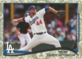 2014 Topps Update - Camo #US-274 Chris Withrow Front