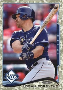 2014 Topps Update - Camo #US-306 Logan Forsythe Front