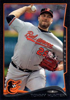 2014 Topps Update - Black #US-235 Tommy Hunter Front