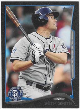 2014 Topps Update - Black #US-81 Seth Smith Front