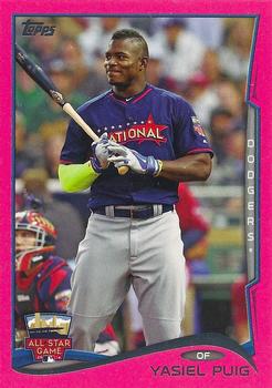 2014 Topps Update - Pink #US-223 Yasiel Puig Front