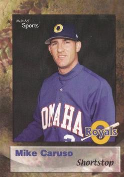 2002 MultiAd Omaha Royals #5 Mike Caruso Front