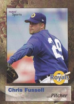 2002 MultiAd Omaha Royals #9 Chris Fussell Front