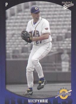 2003 MultiAd Omaha Royals #8 Mike Fyhrie Front