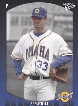 2003 MultiAd Omaha Royals #12 Jeremy Hill Front