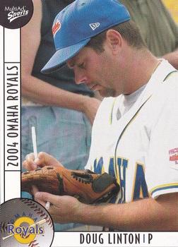 2004 MultiAd Omaha Royals #13 Doug Linton Front