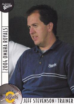 2004 MultiAd Omaha Royals #29 Jeff Stevenson Front