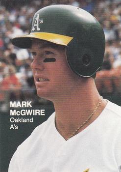 1988 Action Superstars (38 cards, unlicensed) #6 Mark McGwire Front