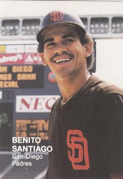 1988 Action Superstars (38 cards, unlicensed) #11 Benito Santiago Front