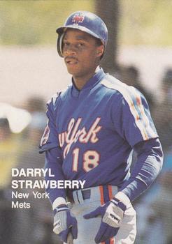 1988 Action Superstars (38 cards, unlicensed) #14 Darryl Strawberry Front