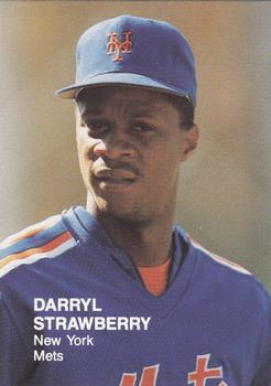 1988 Action Superstars (38 cards, unlicensed) #26 Darryl Strawberry Front