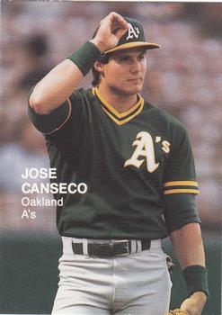 1988 Action Superstars (38 cards, unlicensed) #27 Jose Canseco Front
