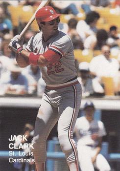 1988 Action Superstars (38 cards, unlicensed) #33 Jack Clark Front