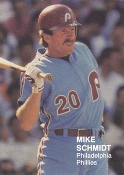 1988 Action Superstars (38 cards, unlicensed) #34 Mike Schmidt Front