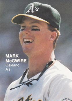 1988 Action Superstars (38 cards, unlicensed) #36 Mark McGwire Front