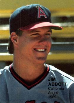 1989 Baseball's Hottest Rookies (unlicensed) #7 Jim Abbott Front