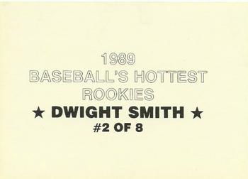 1989 Baseball's Hottest Rookies (unlicensed) #2 Dwight Smith Back