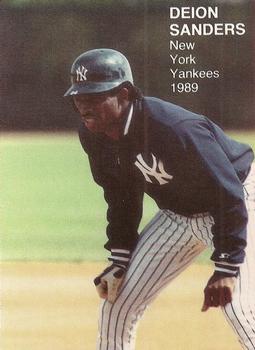 1989 Baseball's Hottest Rookies (unlicensed) #3 Deion Sanders Front