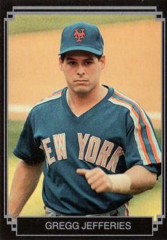 1989 Black and Silver (unlicensed) #NNO Gregg Jefferies Front