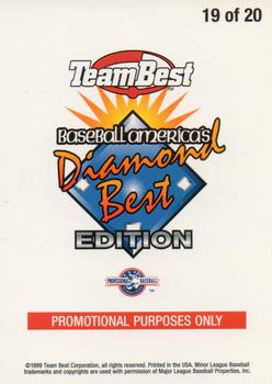 1999 Team Best Rookie - Diamond Best Promos #19 Jason LaRue Back