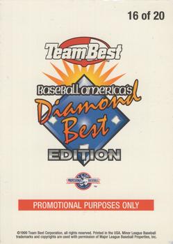 1999 Team Best Rookie - Diamond Best Promos #16 Pat Burrell Back