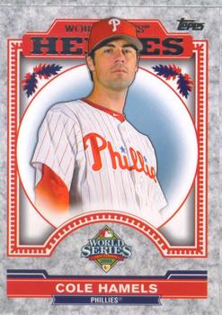 2014 Topps Update - World Series Heroes #WSH-CH Cole Hamels Front