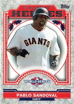 2014 Topps Update - World Series Heroes #WSH-PS Pablo Sandoval Front