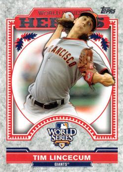 2014 Topps Update - World Series Heroes #WSH-TL Tim Lincecum Front
