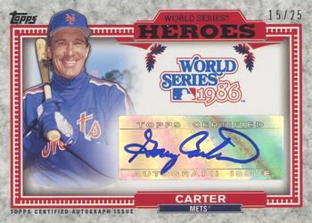 2014 Topps Update - World Series Heroes Autographs #WSHA-GC Gary Carter Front