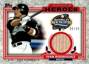 2014 Topps Update - World Series Heroes Relics #WSHR-IR Ivan Rodriguez Front