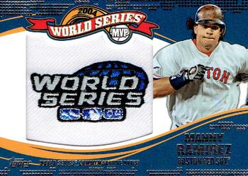 2014 Topps Update - World Series MVP Patches #WSP-MRA Manny Ramirez Front