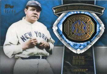 2014 Topps Update - World Series Rings Gold #WSR-BR Babe Ruth Front