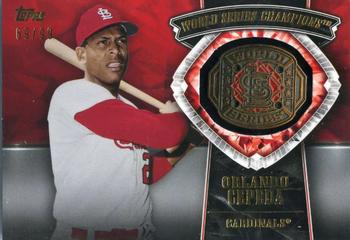 2014 Topps Update - World Series Rings Gold #WSR-OC Orlando Cepeda Front