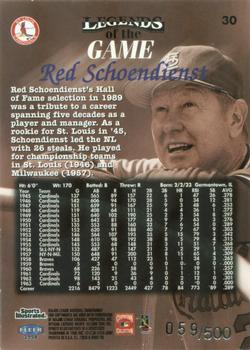 1998 Sports Illustrated Then and Now - Extra Edition #30 Red Schoendienst Back