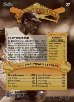 1998 Sports Illustrated Then and Now - Extra Edition #37 Rickey Henderson Back