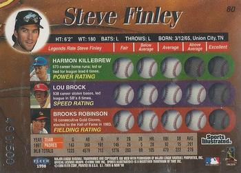 1998 Sports Illustrated Then and Now - Extra Edition #80 Steve Finley Back