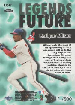 1998 Sports Illustrated Then and Now - Extra Edition #150 Enrique Wilson Back