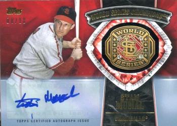 2014 Topps Update - World Series Rings Gold Gems Autographs #WSGG-SM Stan Musial Front