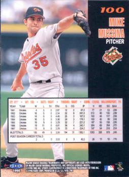 1998 Sports Illustrated World Series Fever #100 Mike Mussina Back
